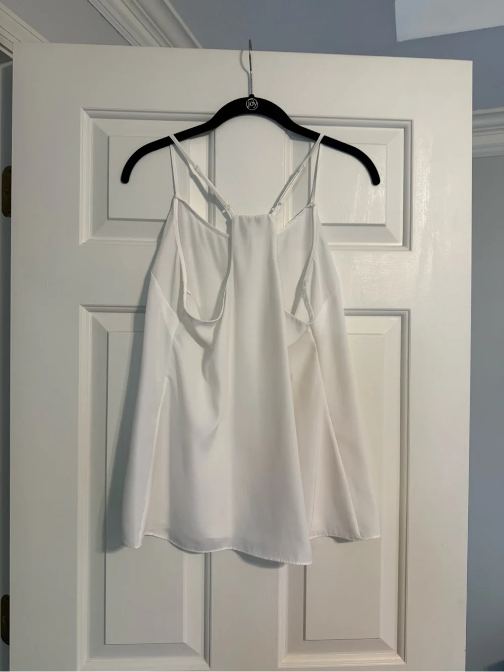 White Women's Spaghetti Strap Cami Top -